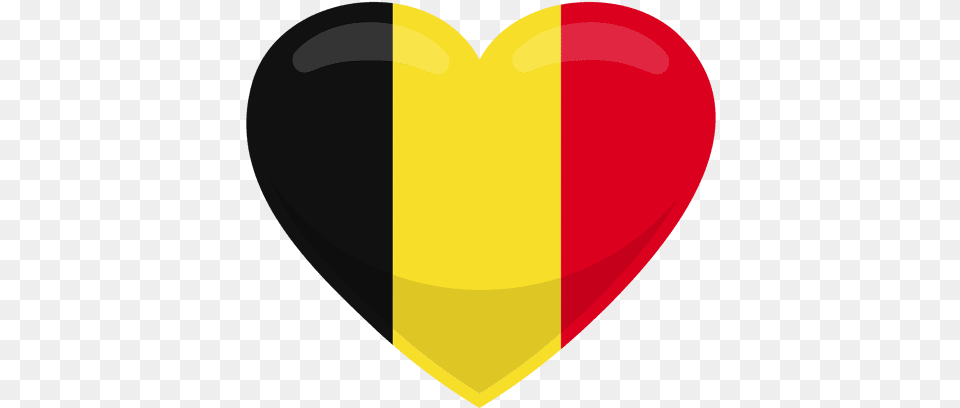 Transparent Svg Vector File Belgium Heart Flag Png
