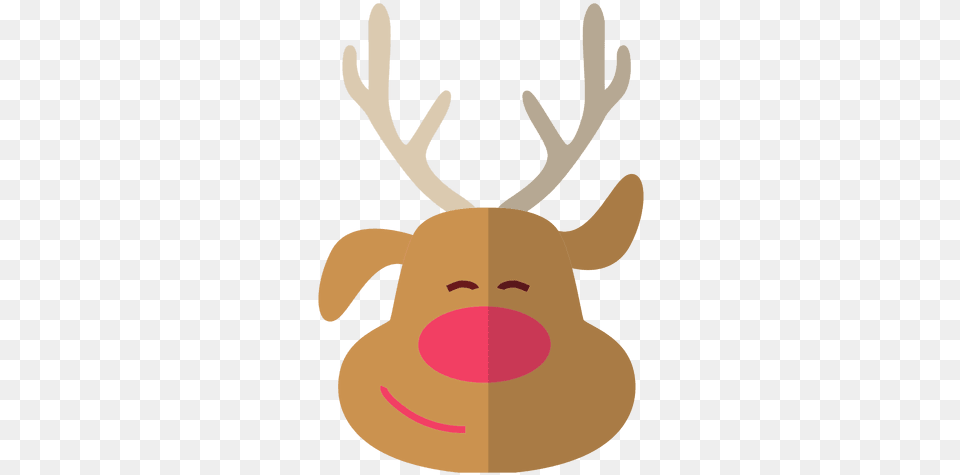 Transparent Svg Vector File Christmas Vector Icon, Animal, Antler, Deer, Mammal Png