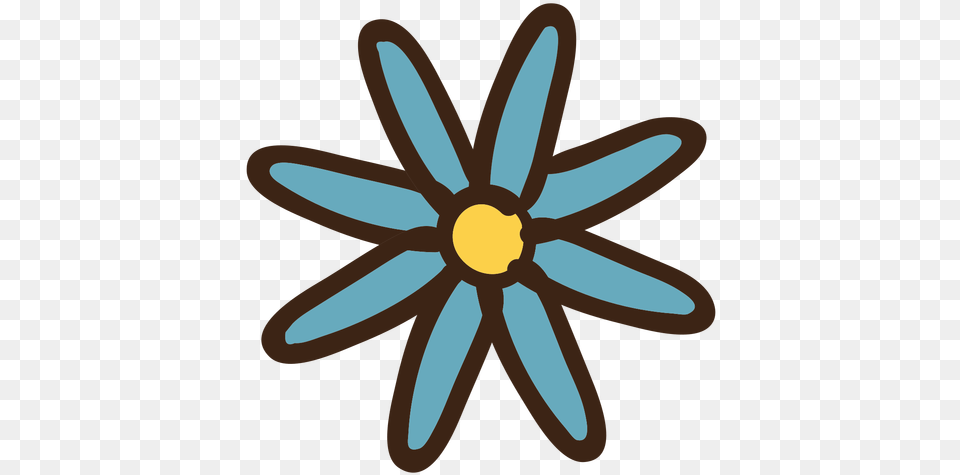 Transparent Svg Vector File Colour Flower Doodle Transparent, Daisy, Plant, Nature, Outdoors Png Image