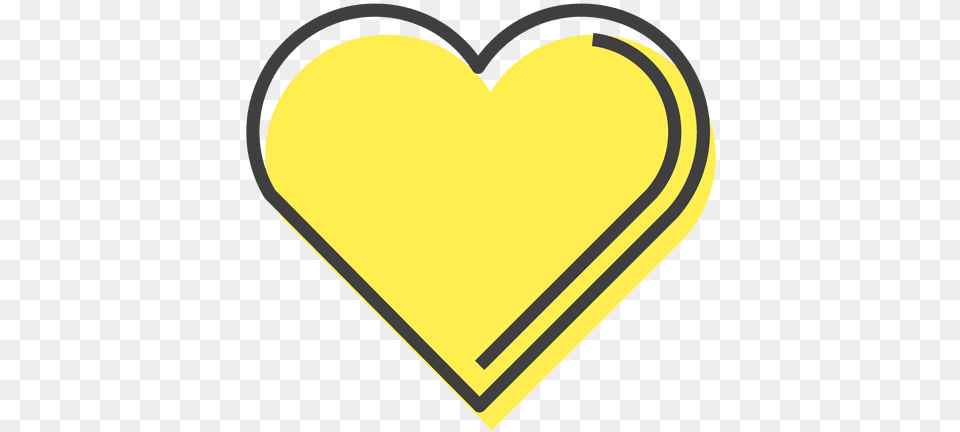 Transparent Svg Vector File Corazon Amarillo, Heart Free Png Download