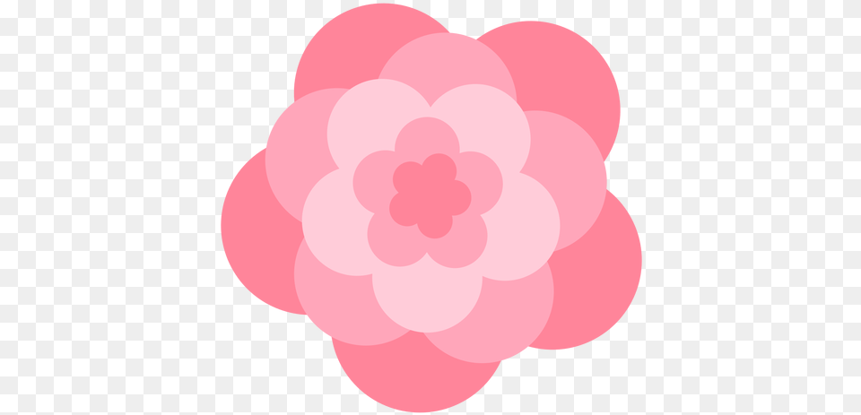 Transparent Svg Vector File Flor Rosa Em, Dahlia, Flower, Plant, Petal Free Png Download