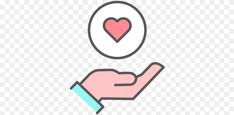 Transparent Svg Vector File Icon, Body Part, Hand, Person, Heart Png Image