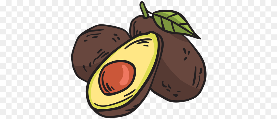 Transparent Svg Vector File Illustration, Avocado, Food, Fruit, Plant Png