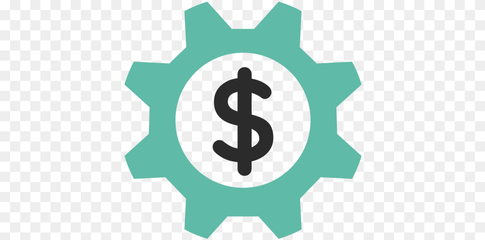 Transparent Svg Vector File Money Gear Icon, Machine Png Image
