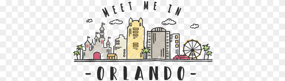 Svg Vector File Orlando Sticker, City, Machine, Wheel, Urban Free Transparent Png