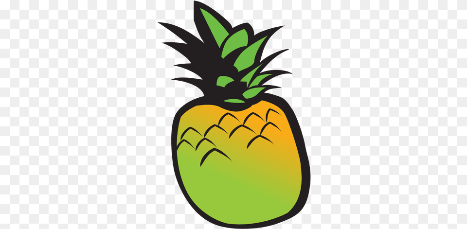 Transparent Svg Vector File Pineapple Cartoon Transparent Background, Food, Fruit, Plant, Produce Png Image