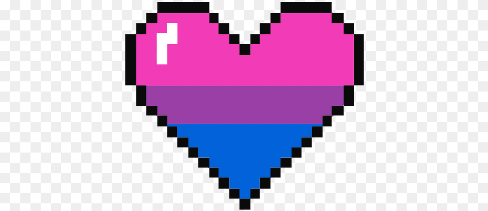 Transparent Svg Vector File Pixel Art Heart, Purple Free Png Download