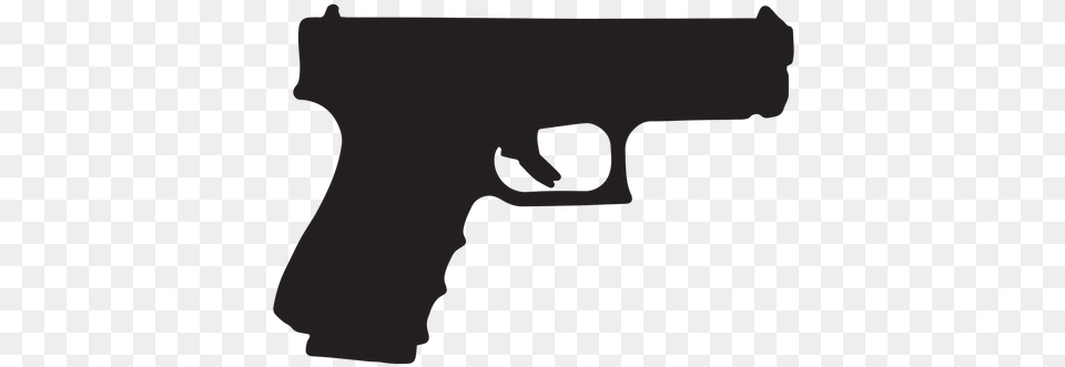 Transparent Svg Vector File Silhouette Glock Vector, Firearm, Gun, Handgun, Weapon Free Png
