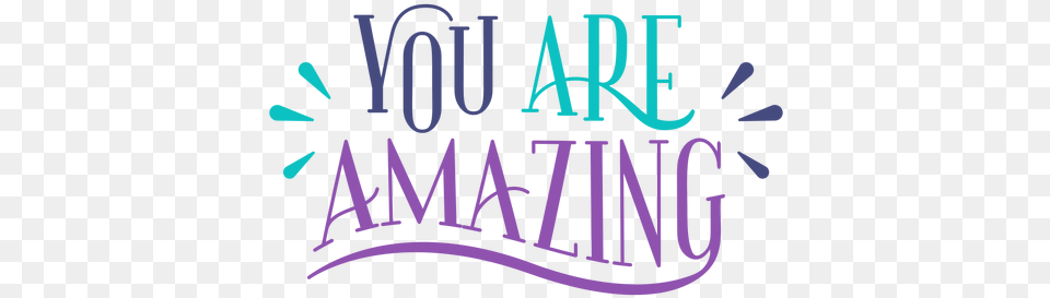 Transparent Svg Vector File You Are Amazing Transparent, Light, Neon, Logo, Text Png Image