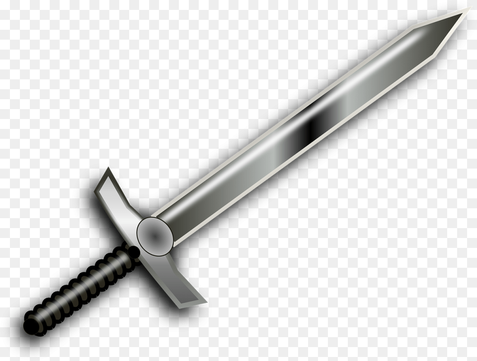Transparent Swords Clipart Double Edged Sword, Weapon, Blade, Dagger, Knife Free Png
