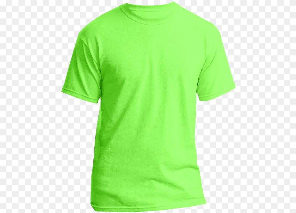 Transparent T Shirt Clipart Yellow Green Plain T Shirt, Clothing, T-shirt Free Png
