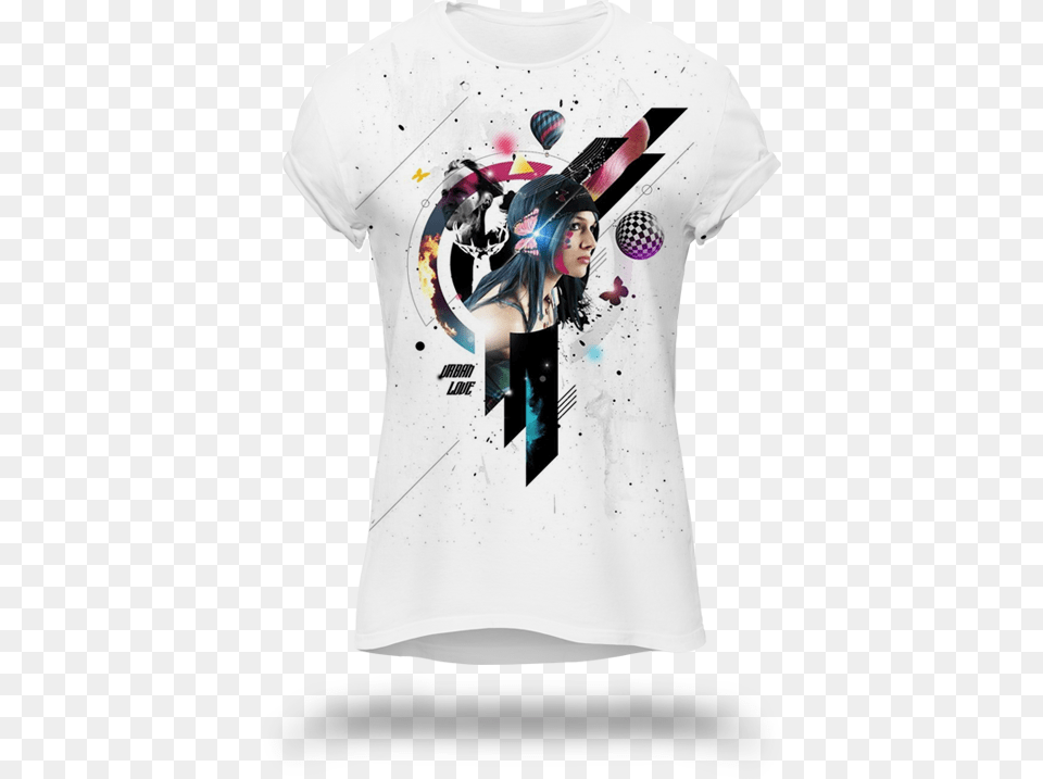 Transparent T Shirt Printing Adobe Photoshop Best Design, Clothing, T-shirt, Adult, Female Free Png
