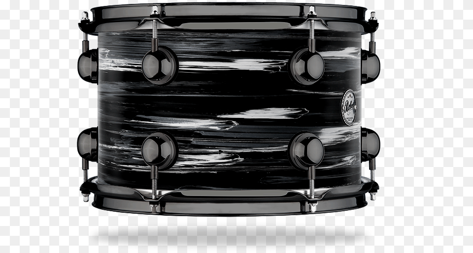 Transparent Tabla Black Drum With White Wood Grain, Musical Instrument, Percussion, Machine, Wheel Free Png