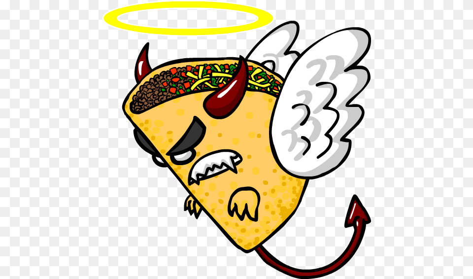Transparent Taco Clip Art Taco With Angel Wings, Person, Face, Head Png