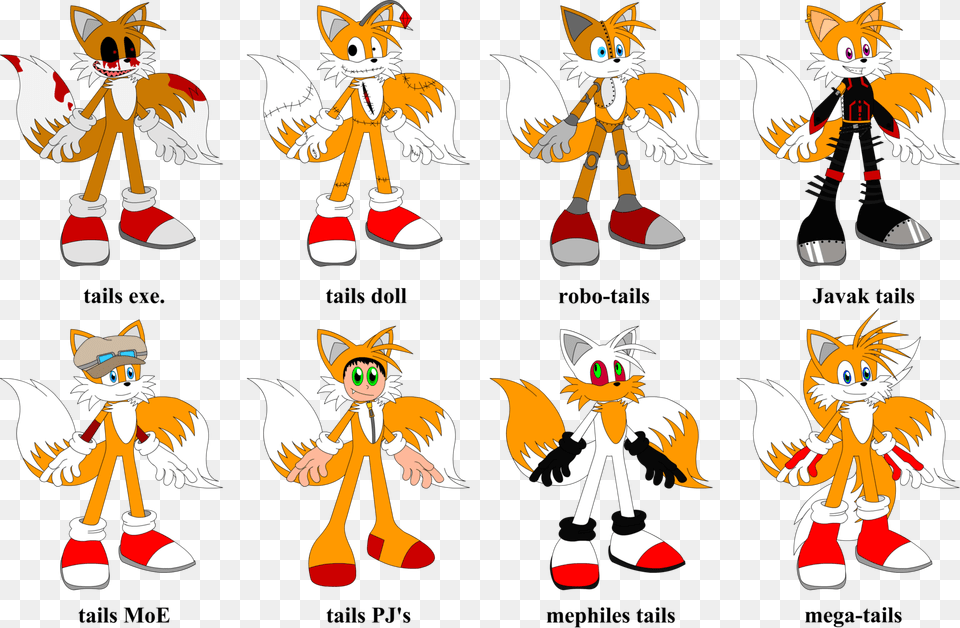 Transparent Tails Sprite Tails And Tails Doll, Book, Comics, Publication, Baby Free Png