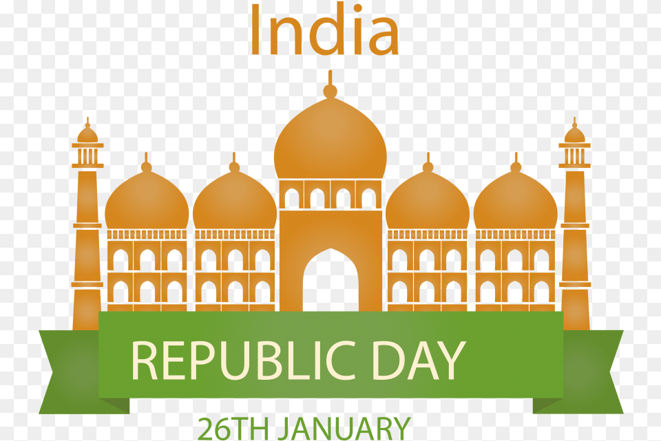 Transparent Taj Mahal 26 Jan Republic Day, Architecture, Building, Dome, Mosque Free Png Download