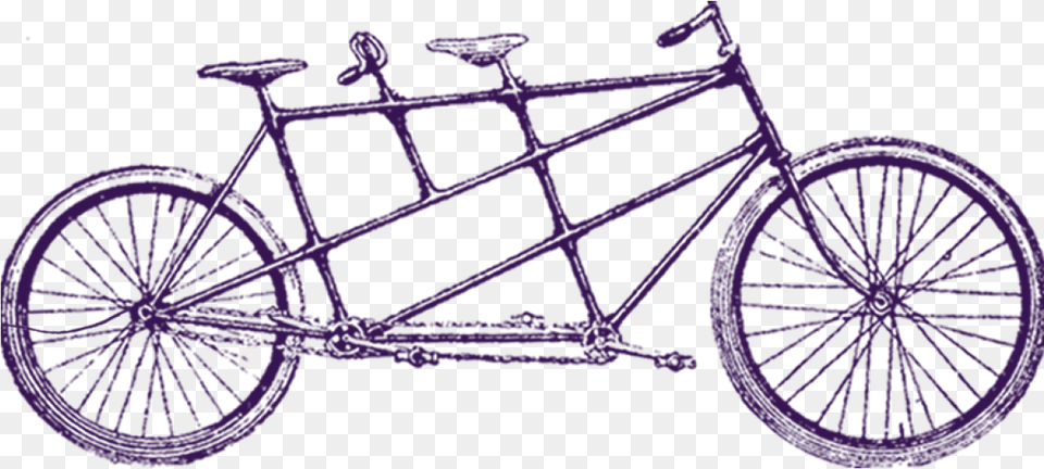 Transparent Tandem Bike Clipart Download Tandem Bicycle Clip Art, Tandem Bicycle, Transportation, Vehicle, Machine Png Image