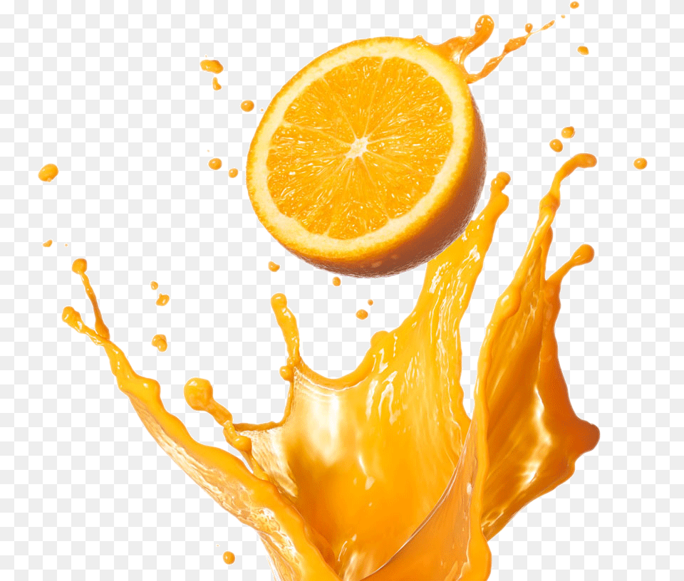 Transparent Tangerine Clipart Orange Juice Splash, Beverage, Citrus Fruit, Food, Fruit Png Image