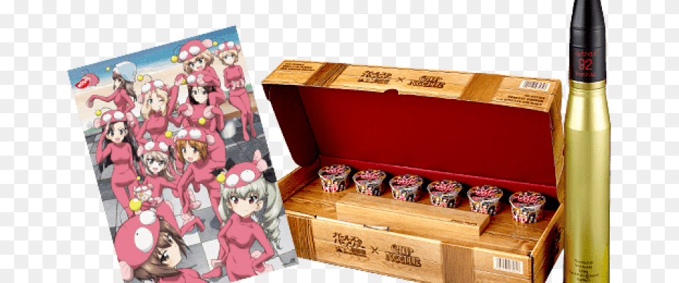 Transparent Tank Shell Cup Noodles Girls Und Panzer, Baby, Box, Person Free Png Download