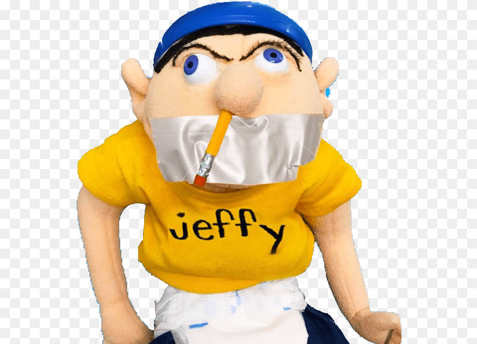 Tape Jeffy Sml, Toy, Head, Person, Face Free Transparent Png