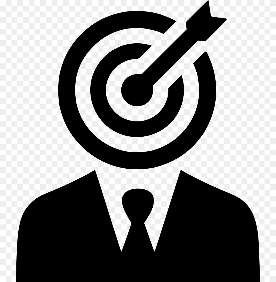 Transparent Target Clipart Black And White Target Icon, Stencil, Adult, Male, Man Png Image