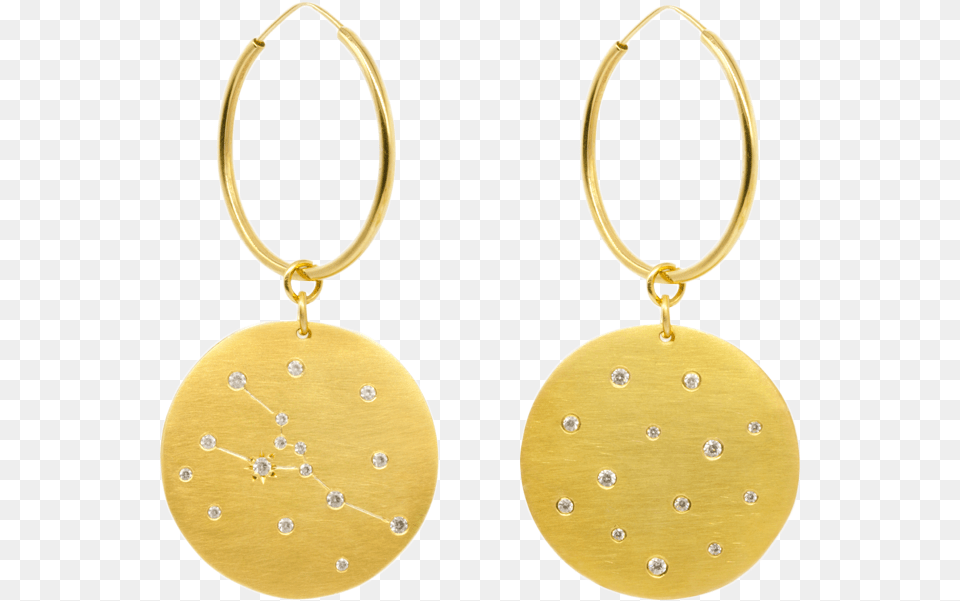 Transparent Tauros Earrings, Accessories, Earring, Gold, Jewelry Png