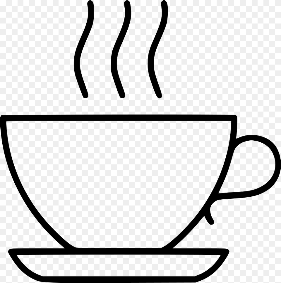 Transparent Tea Clipart Black And White Tea And Coffee Break, Cup, Cutlery, Saucer, Beverage Png