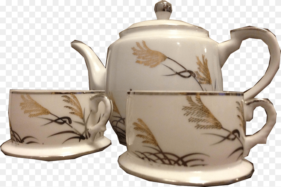 Tea Cups Teapot, Art, Pottery, Pot, Porcelain Free Transparent Png