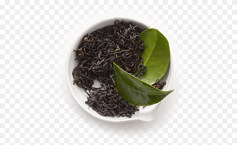 Transparent Tea Leaves Clipart Fresh Black Tea Leaves, Plate, Beverage, Green Tea Free Png