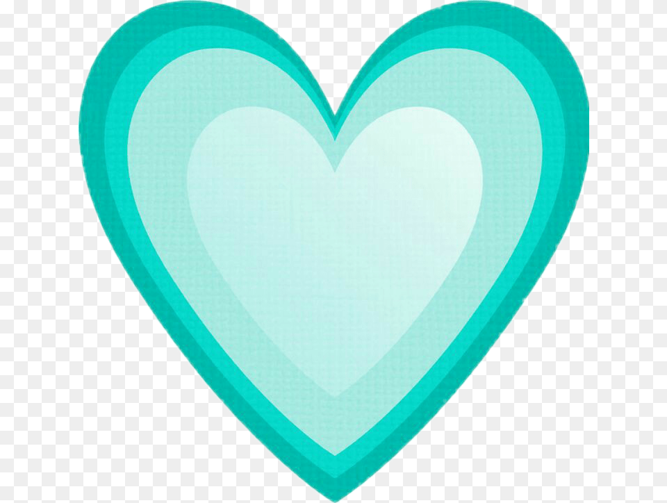 Transparent Teal Heart Teal Heart Clipart Png