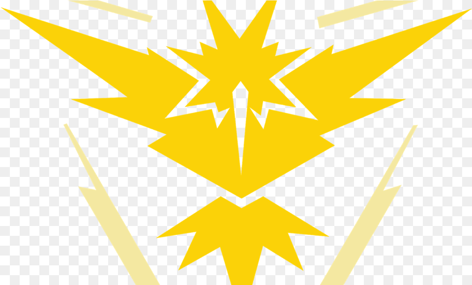 Team Instinct Logo Pokemon Go Yellow Team, Leaf, Plant, Symbol Free Transparent Png