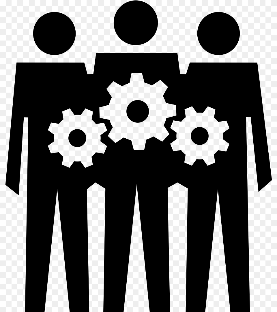 Transparent Teamwork Clipart Teamwork Black And White, Gray Free Png