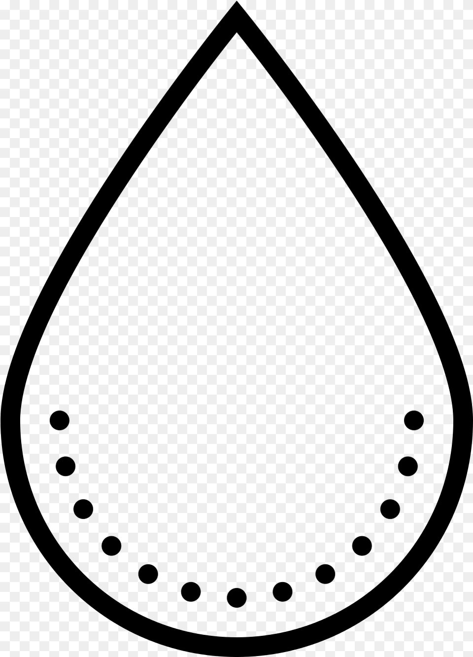 Transparent Teardrop Shape Icon, Gray Free Png Download