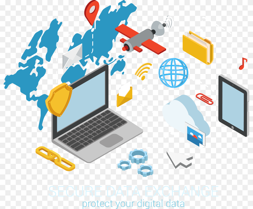 Technology Clipart Information Technology Vector, Computer, Electronics, Laptop, Pc Free Transparent Png