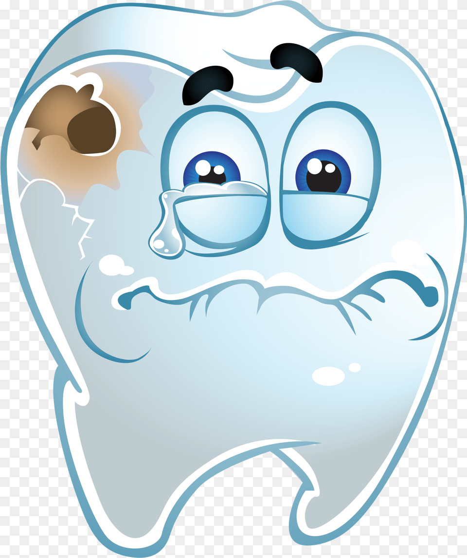 Transparent Teeth Cartoon Tooth And Cavity, Ice, Sticker, Disk Free Png