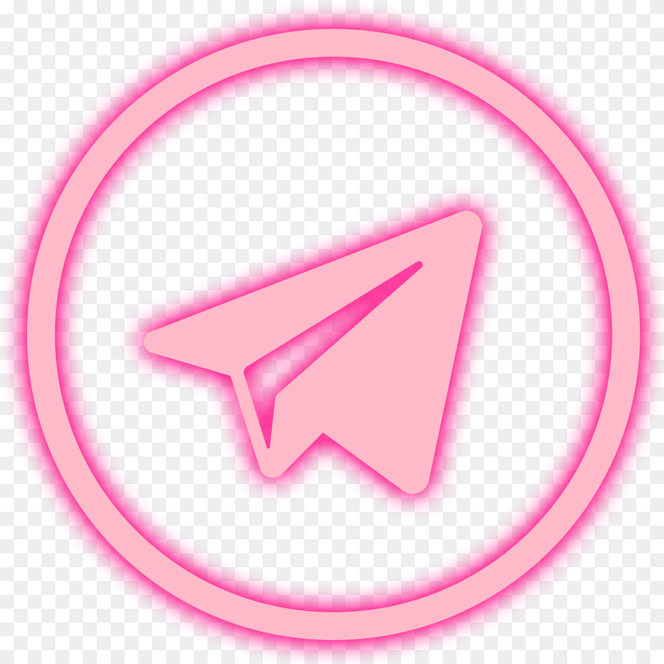 Transparent Telegram Icon Telegram Icon Pink Free Png