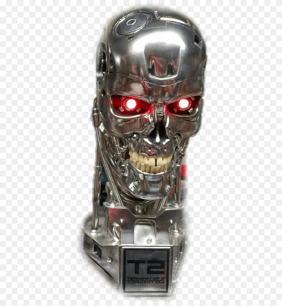 Transparent Terminator Face Action Figure, Robot, Helmet, Adult, Male Png