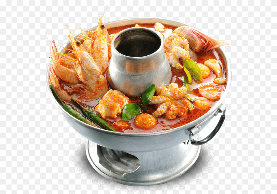 Thai Food Tom Yum, Stew, Dish, Meal, Curry Free Transparent Png