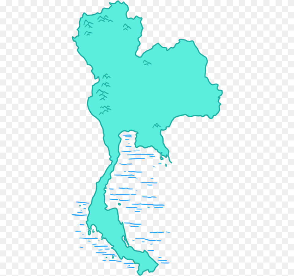 Transparent Thailand Flag, Chart, Map, Plot, Atlas Png Image