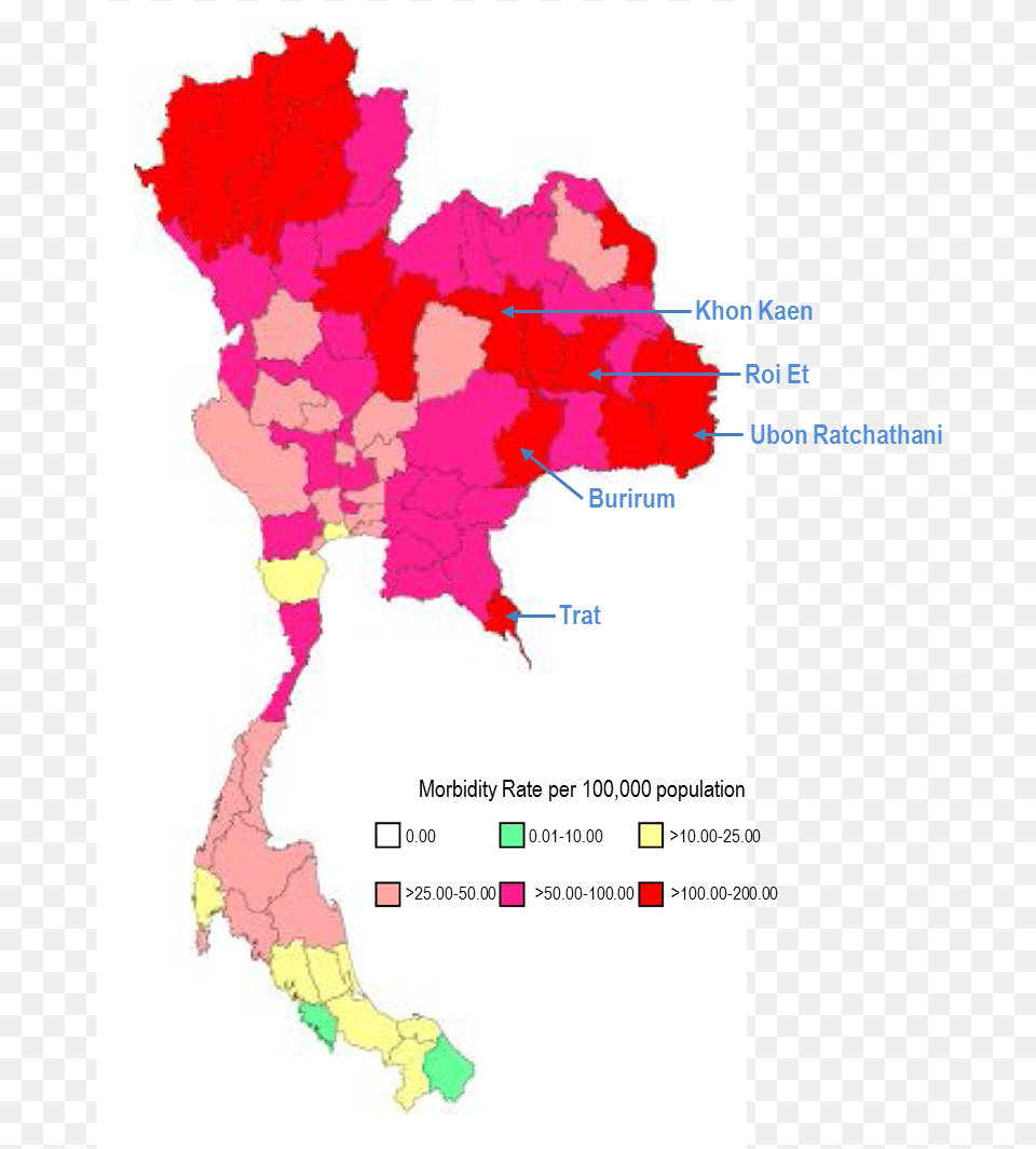 Transparent Thailand Map, Chart, Plot, Atlas, Diagram Free Png Download