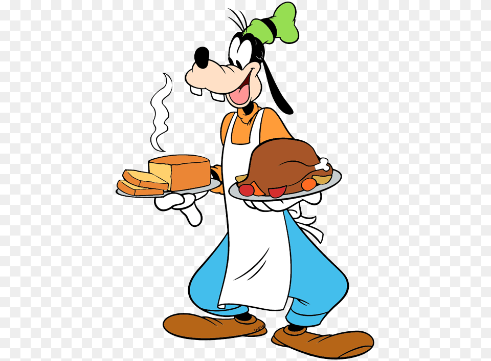 Transparent Thanksgiving Transparent Mickey Mouse Goofy Thanksgiving, Cartoon, Baby, Person, Clothing Png Image