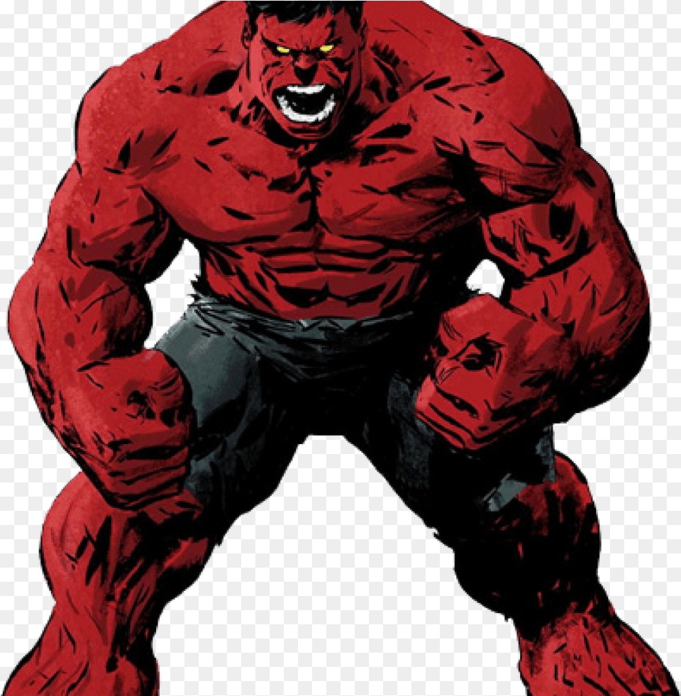 Transparent The Hulk Clipart Red Hulk, Adult, Male, Man, Person Png Image