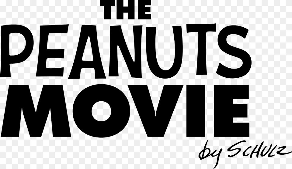 The Peanuts Movie Logo, Gray Free Transparent Png
