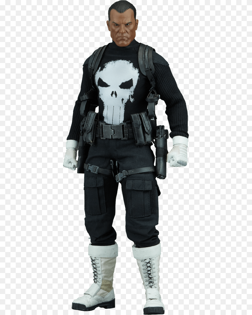 Transparent The Punisher Punisher Figure, Adult, Male, Man, Person Free Png Download