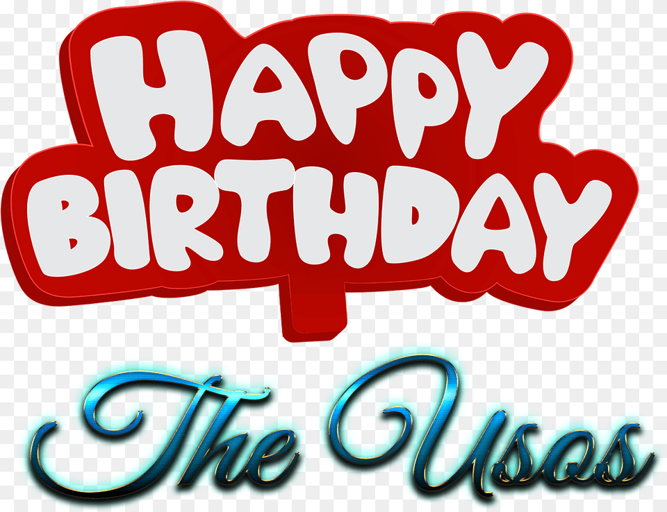 Transparent The Usos Happy Birthday Chandra Cake, Light, Text, Dynamite, Weapon Png Image