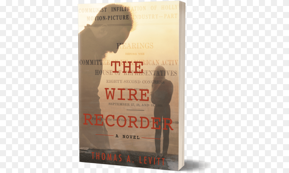 The Wire Recorder 3d Front Cover, Book, Novel, Publication, Adult Free Transparent Png