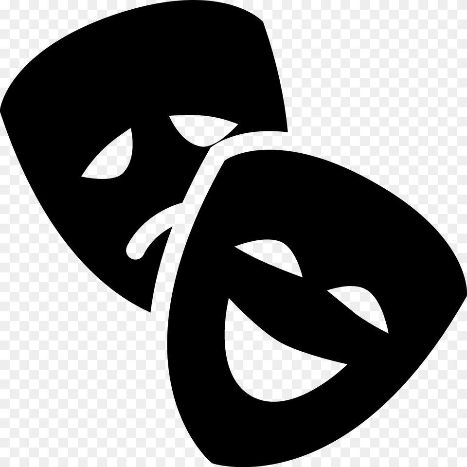 Transparent Theater Icon Theatre Mask, Stencil, Accessories, Formal Wear, Tie Png
