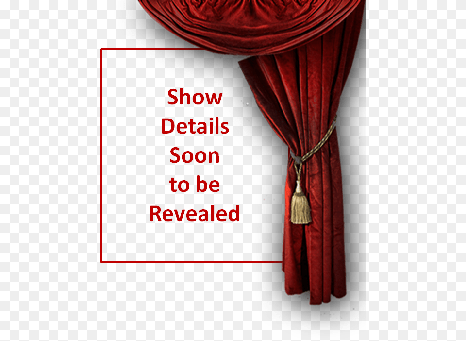 Transparent Theatre Curtain Red Curtain, Velvet, Adult, Female, Person Png