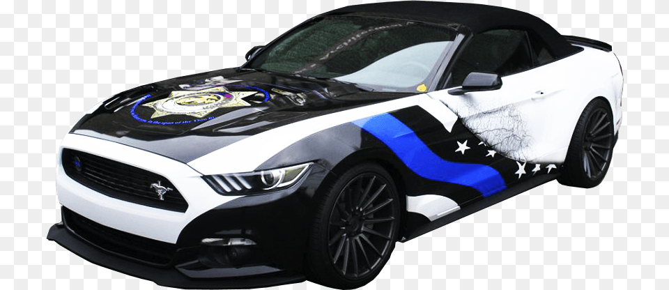 Thin Blue Line Thin Blue Line Wraps For Cars, Car, Vehicle, Coupe, Transportation Free Transparent Png