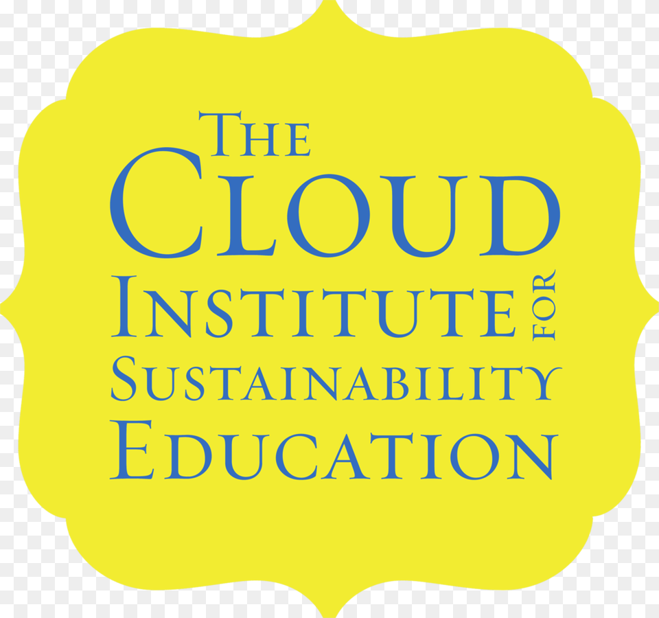Transparent Thinking Cloud Cloud Institute For Sustainability Education, Text, Logo, Book, Publication Free Png